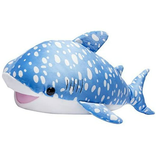 Blue, Small RIHUD Whale Shark Cute Stuffed Animals Soft Cotton Hugging Fluffy Plush Pillow Fish Toys Gifts for Girls Boys Adults Kids Lovers